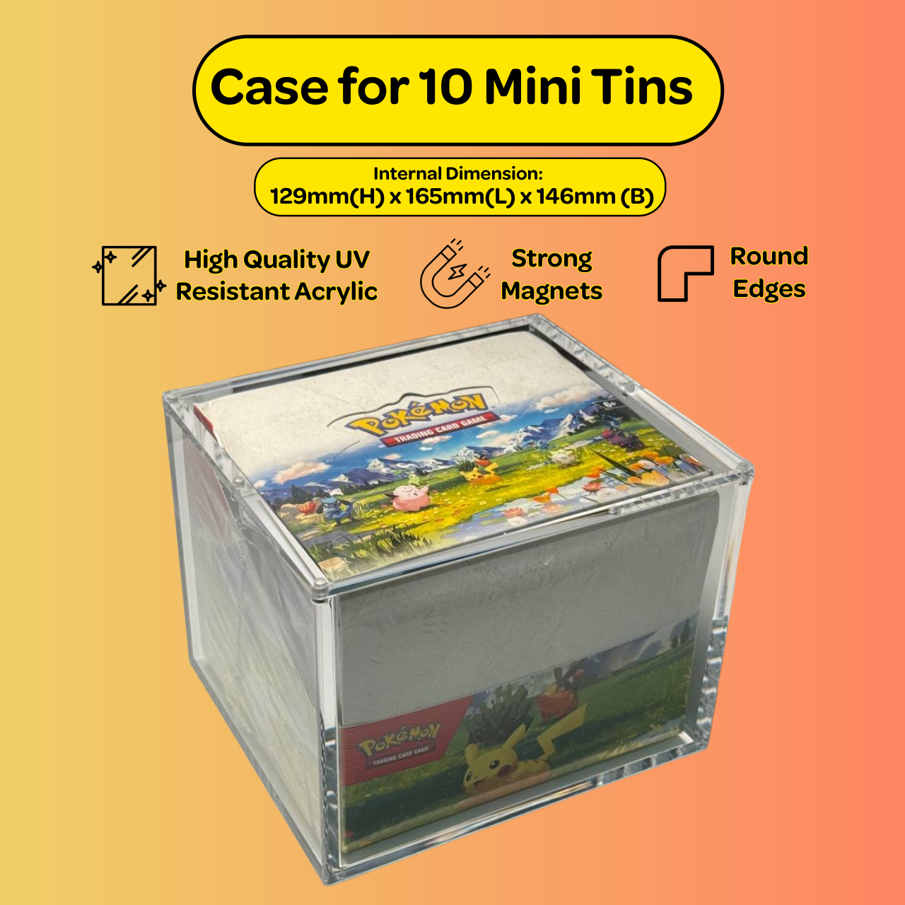 Pokémon Case for 10 Mini Tins