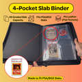 4-Pocket Graded Slab Binder (Flat Texture)