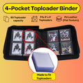 4-Pocket Toploader Binder (PU Leather)