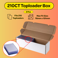 210CT Toploader Cardboard Box