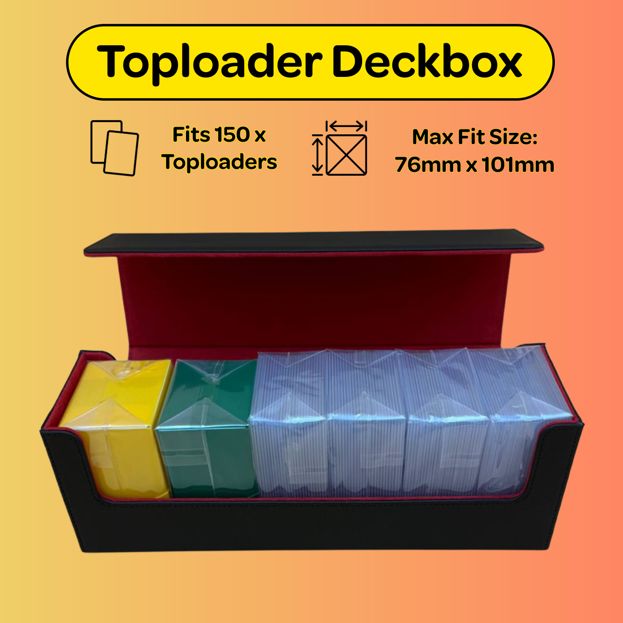 PU Toploader Deckbox