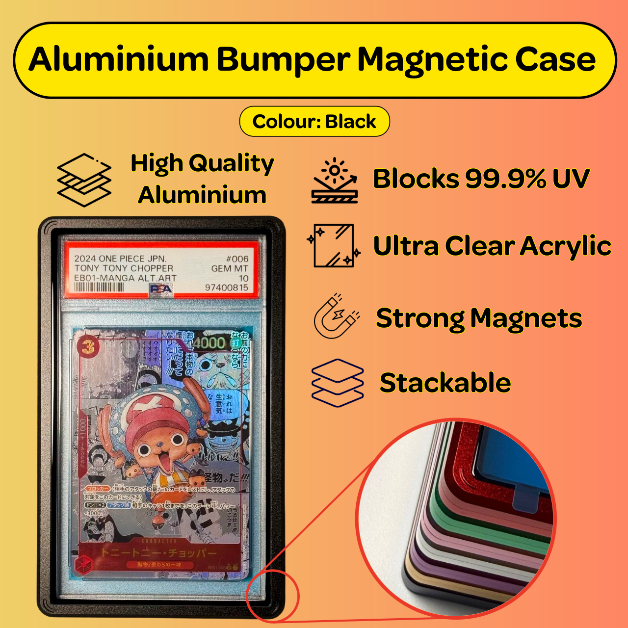 Aluminium Bumper Magnetic Case