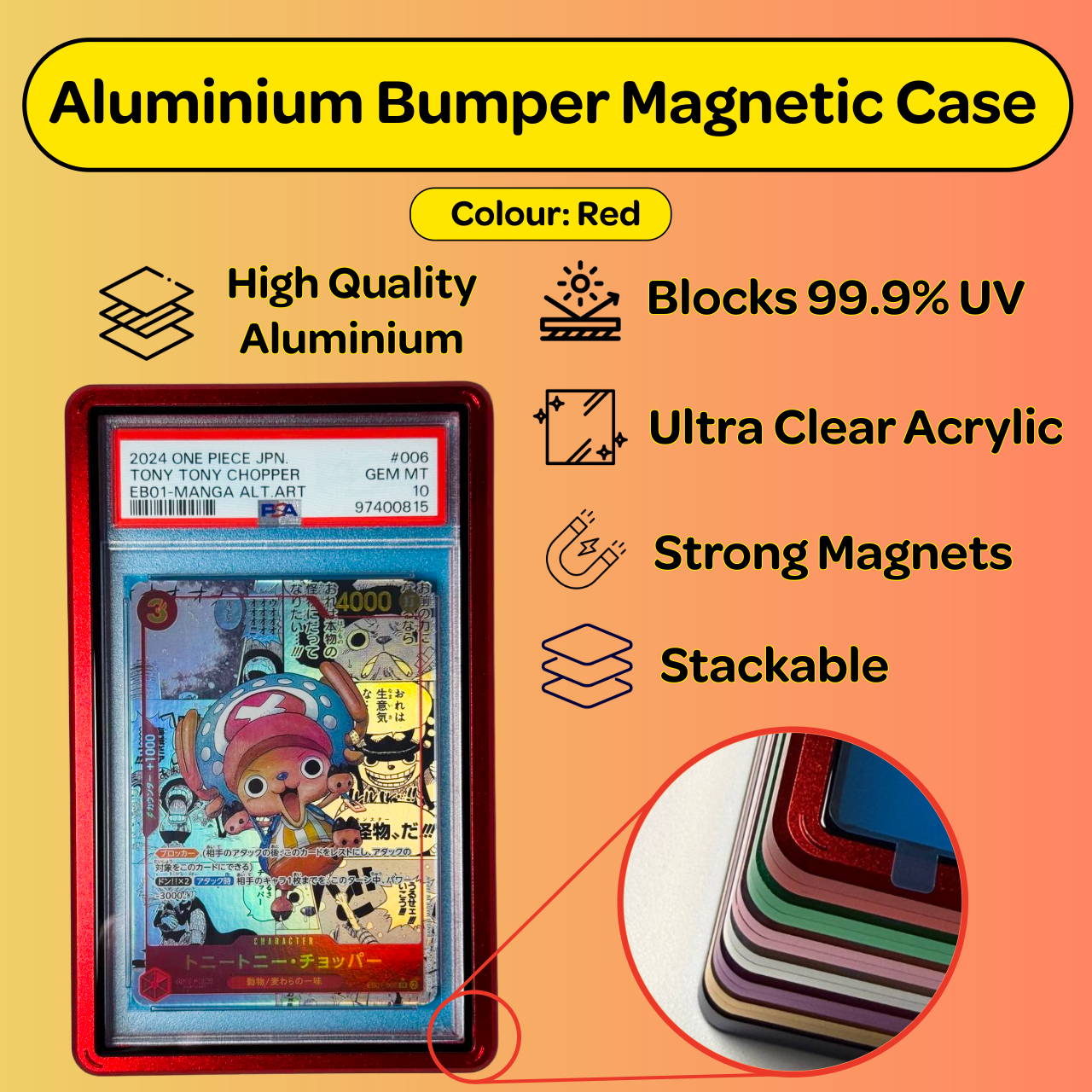 Aluminium Bumper Magnetic Case