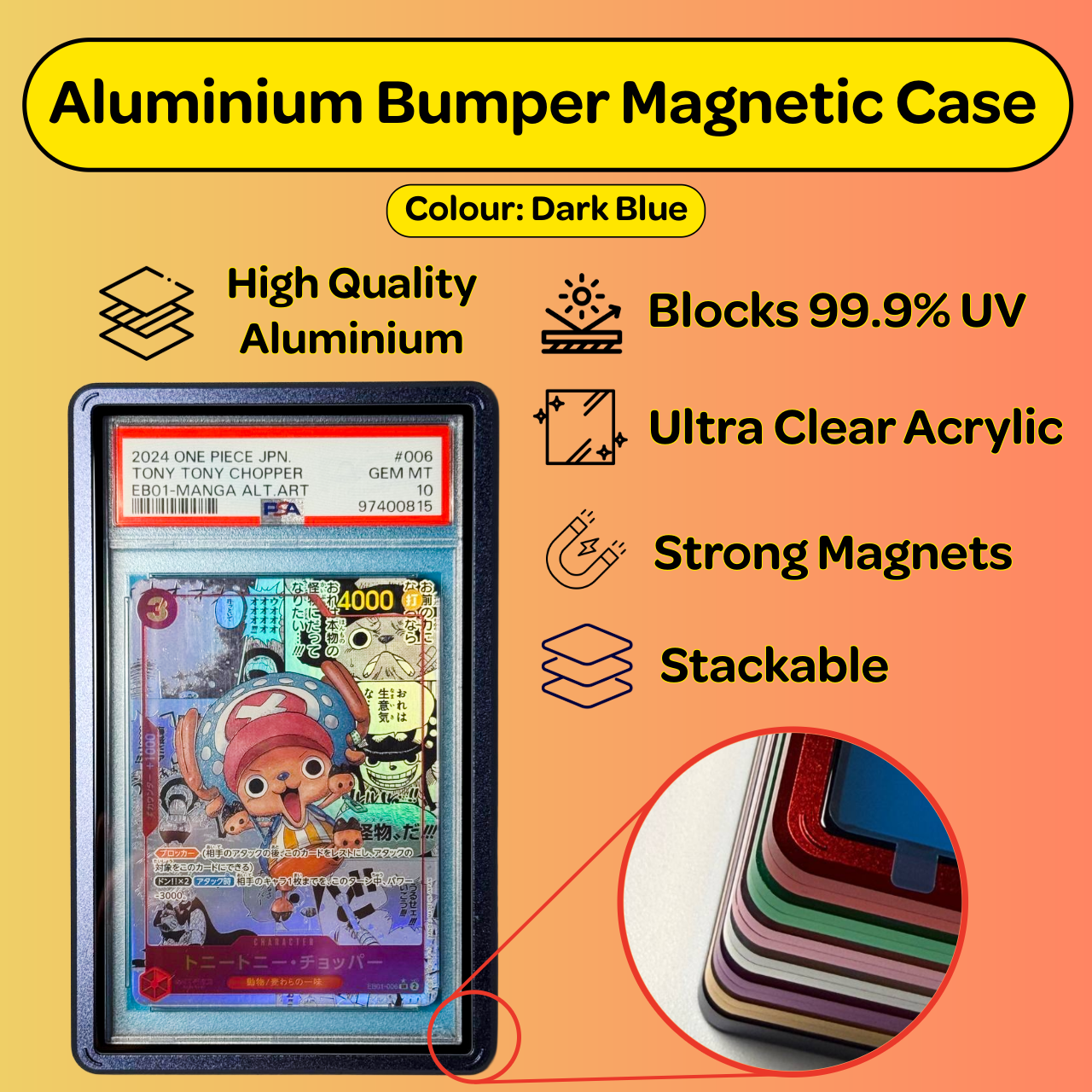Aluminium Bumper Magnetic Case