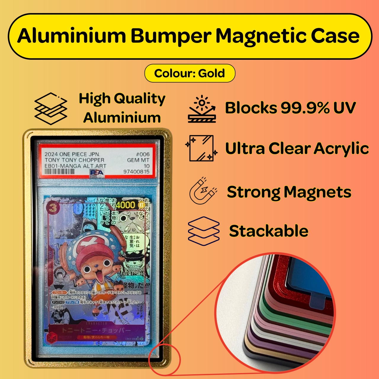 Aluminium Bumper Magnetic Case