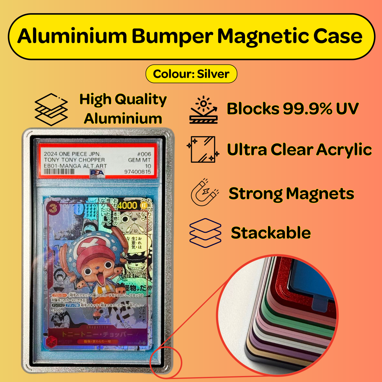 Aluminium Bumper Magnetic Case