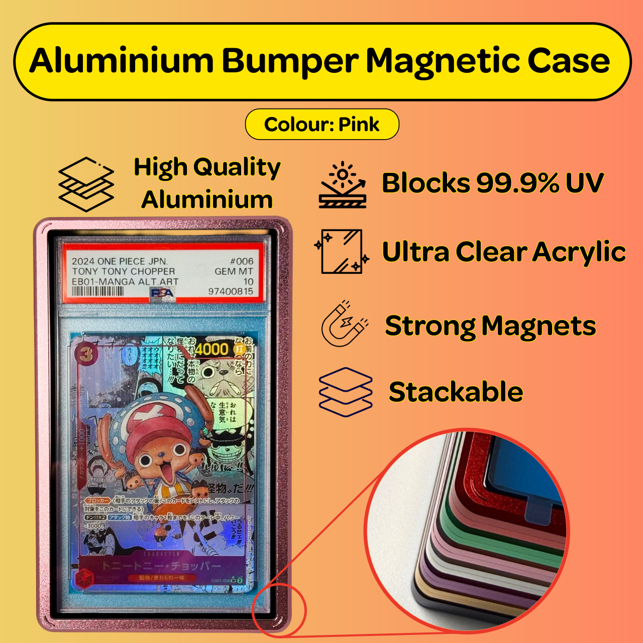 Aluminium Bumper Magnetic Case