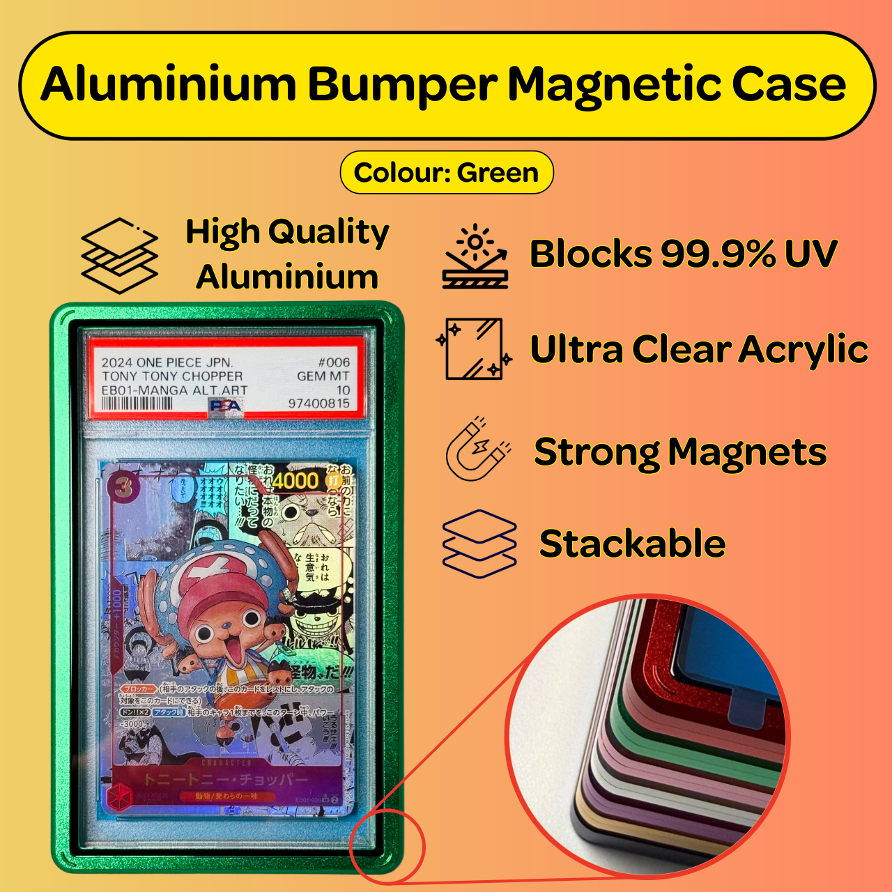 Aluminium Bumper Magnetic Case