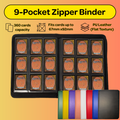 9-Pocket Zipper Binder (PU Leather)