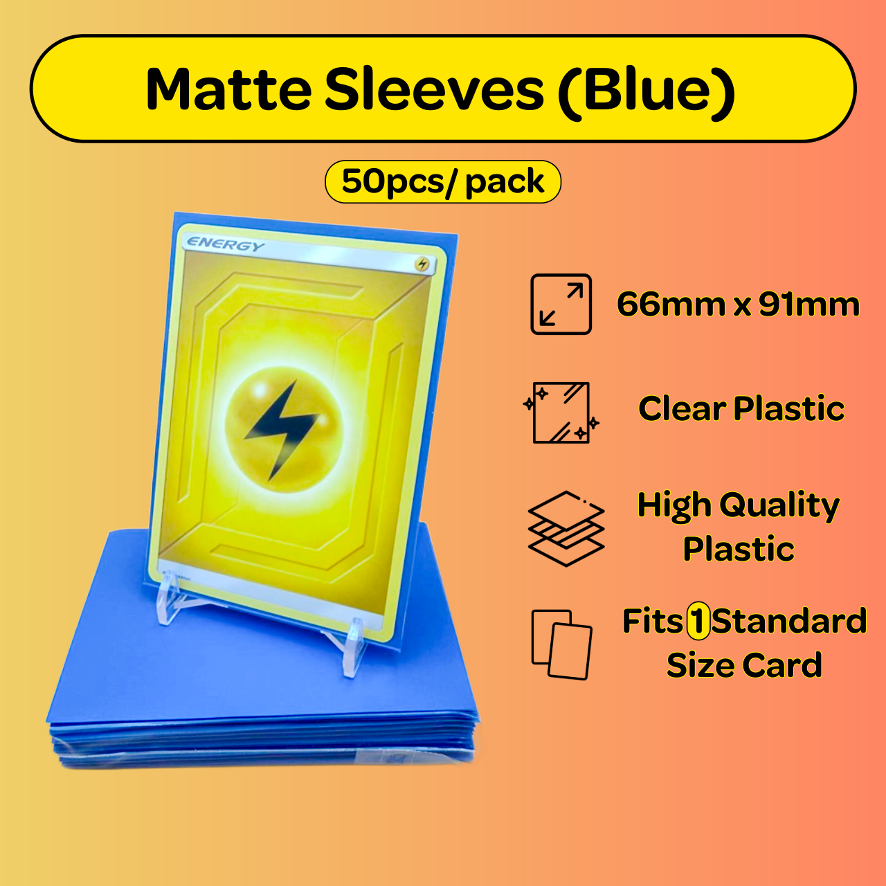 Matte Sleeves (Blue)