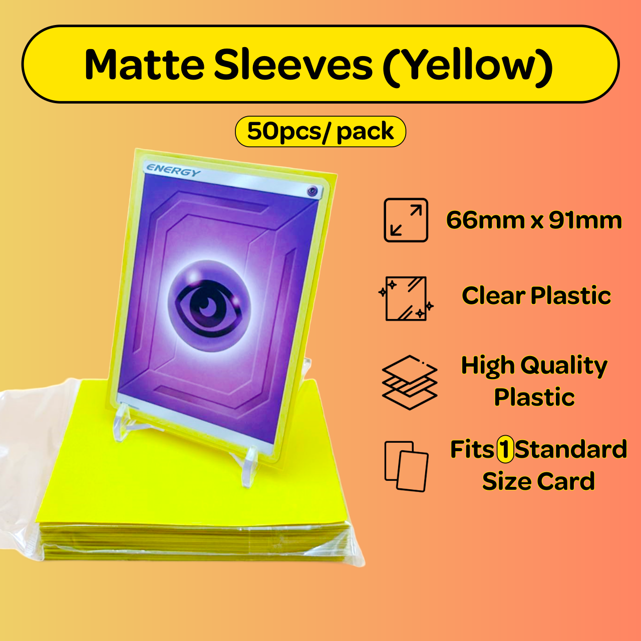 Matte Sleeves (Yellow)