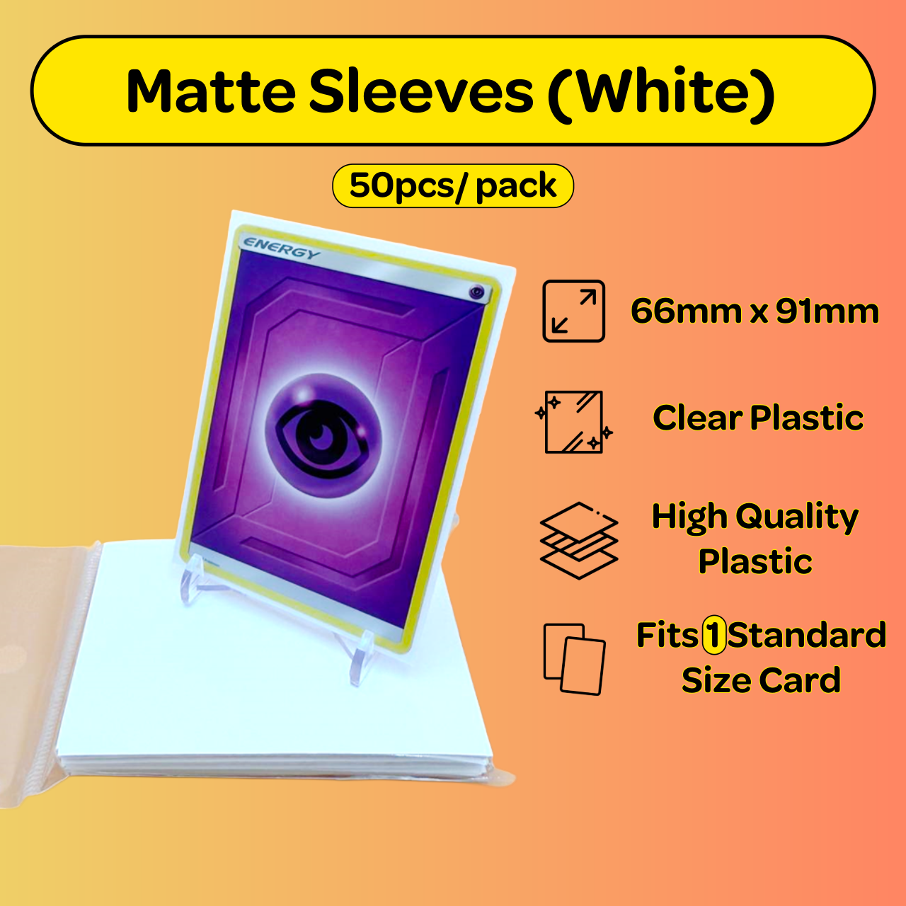 Matte Sleeves (White)