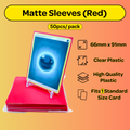 Matte Sleeves (Red)