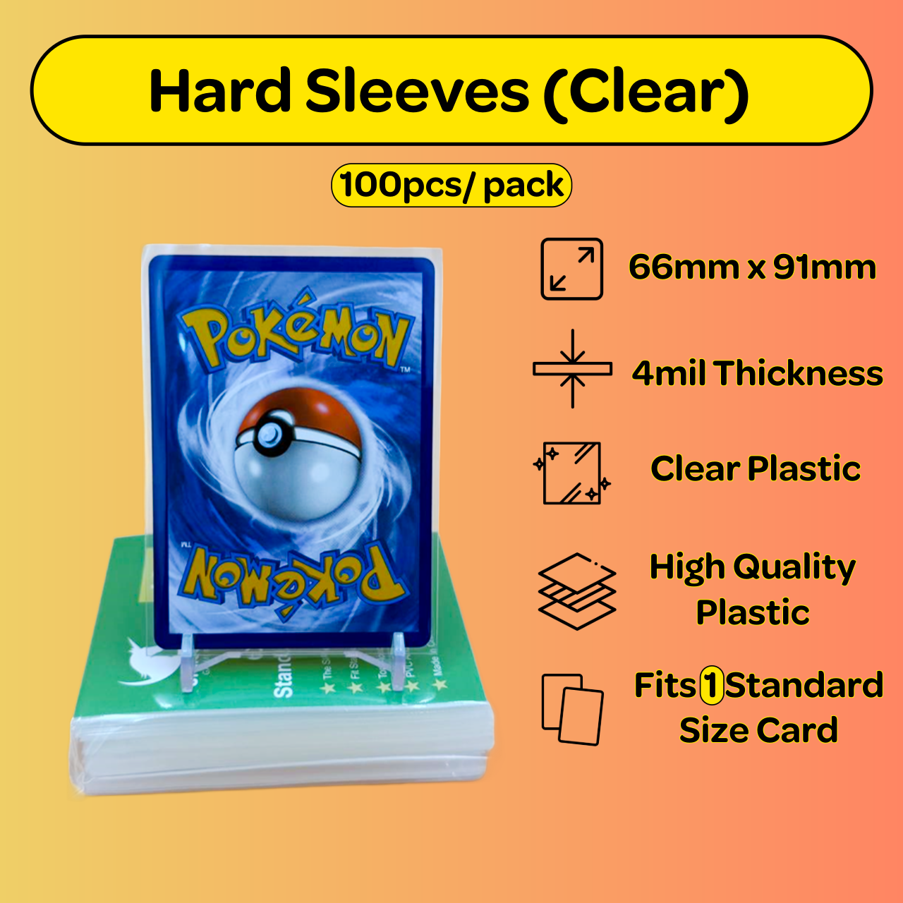 Hard Sleeves (Clear)