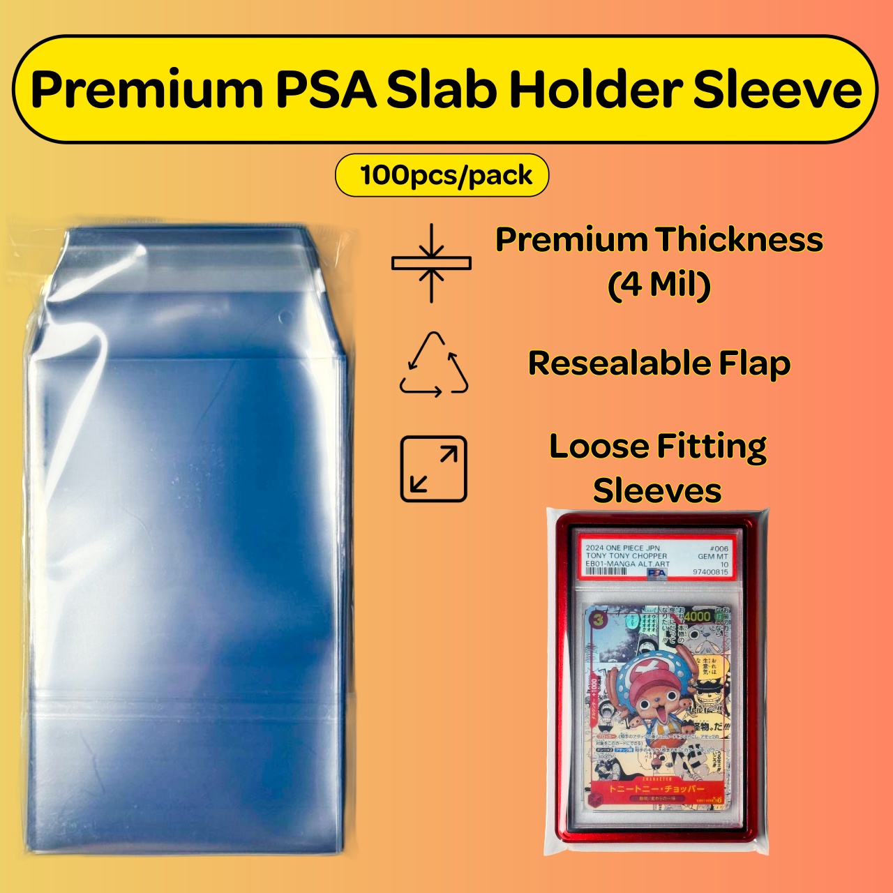 Premium Sleeves for Aluminium PSA Slab Case