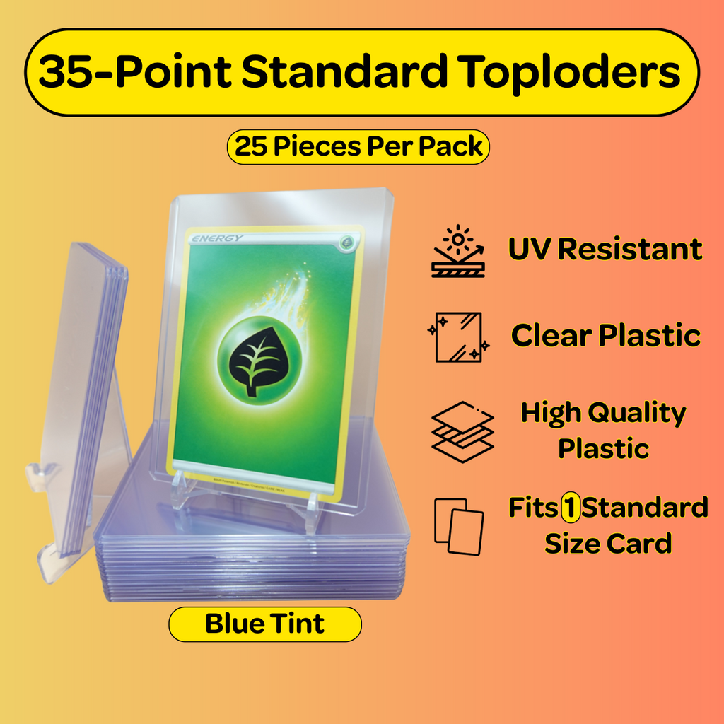 35PT Standard Toploader (Blue Tint)