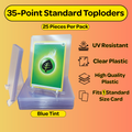 35PT Standard Toploader (Blue Tint)