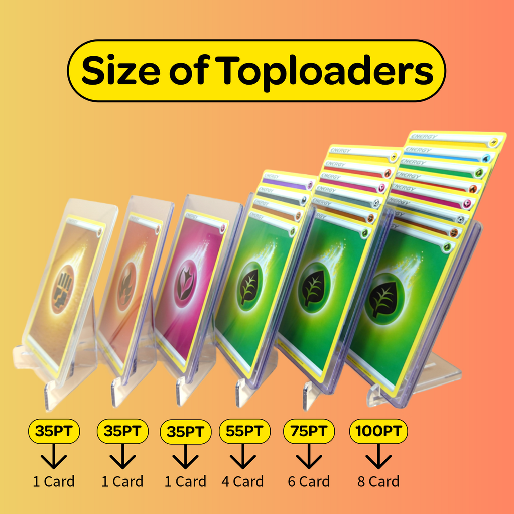 130PT Premium Toploaders (Blue Tint)