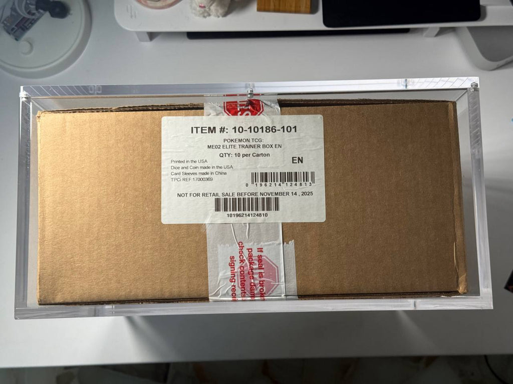 [Thick Version] Acrylic for Pokémon ETB Sealed Case